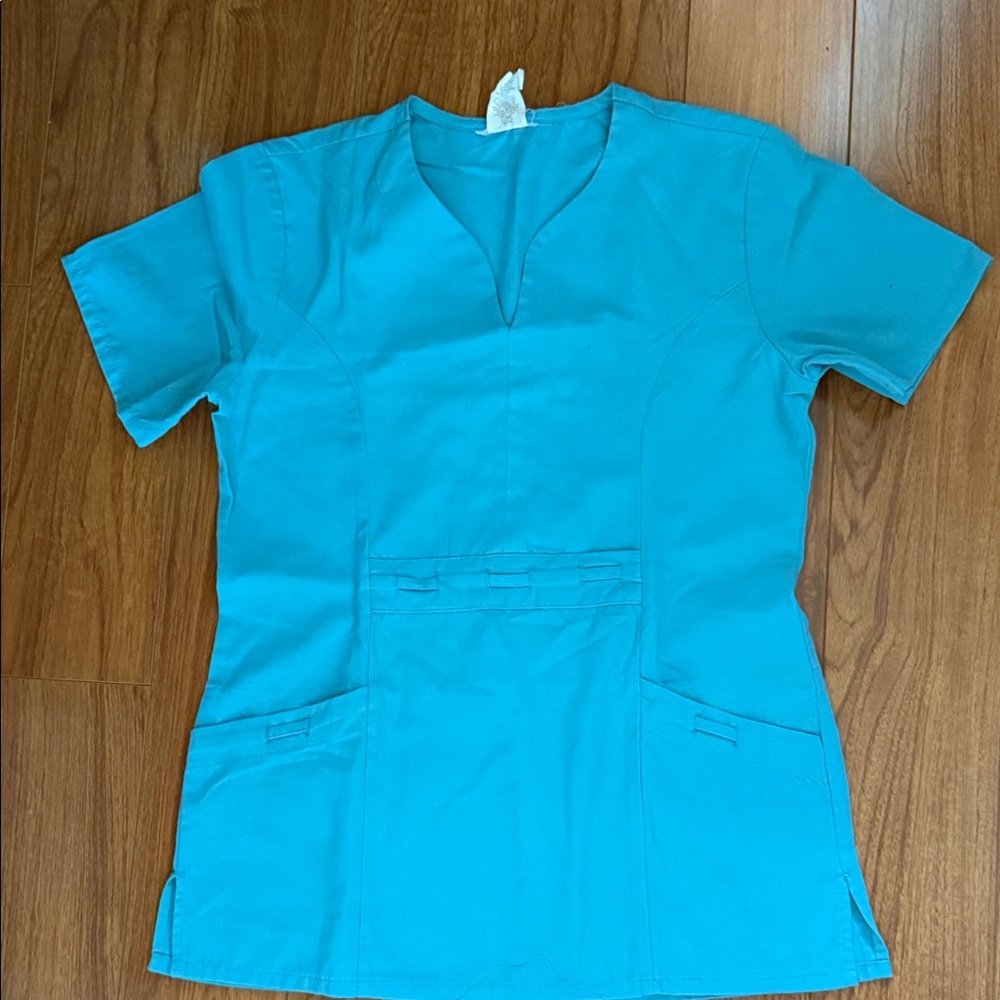 Mint green Women's scrub Top XS